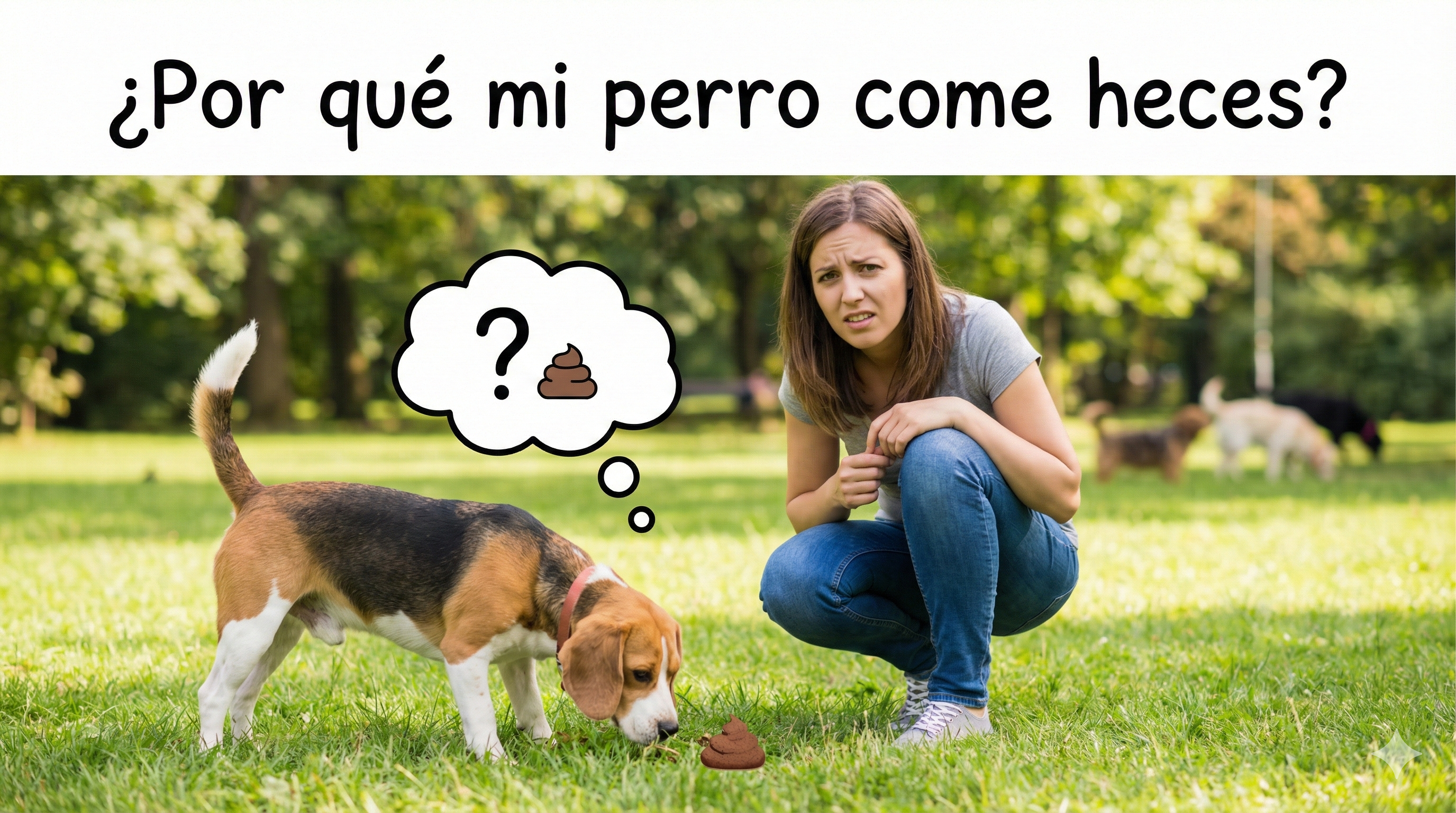 ¿Por qué mi perro come heces?